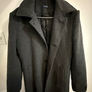Men's Charcoal Trench Coat